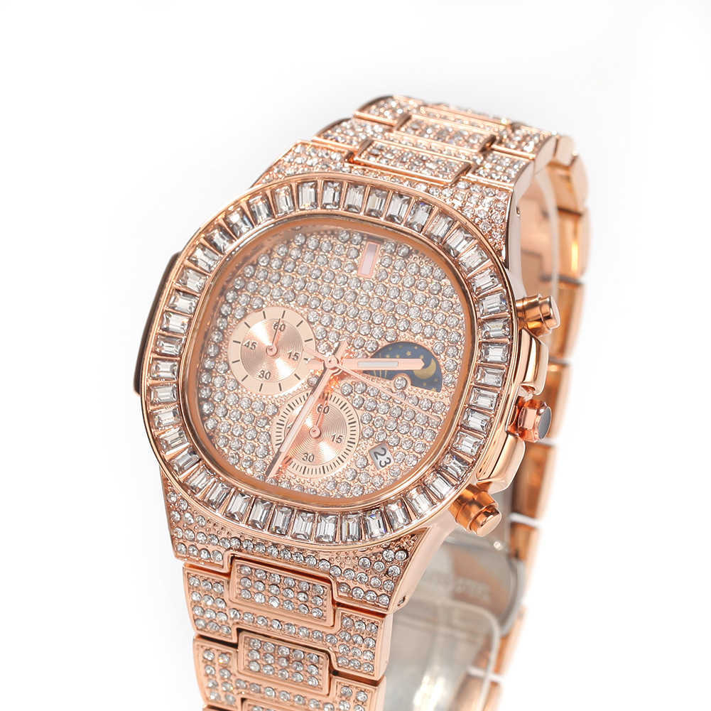 Watch 2020 new men's watch fashion leisure multifunctional waterproof calendar sports watch hip hop fashion brand watch, Gold (t-square multi-function)
Watch 2020 new men's watch fashion leisure multifunctional waterproof calendar sports watch hip hop fashion brand watch, Gold (t-square multi-function)