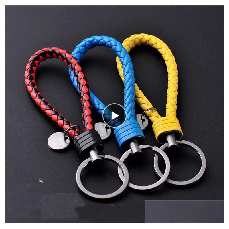 Jewelry New Creative Pu Leather Braided Rope Keychain Car Key Ring For Women Men Fashion Holder Accessories Drop Delivery Baby Kids Dhakc, As show
Jewelry New Creative Pu Leather Braided Rope Keychain Car Key Ring For Women Men Fashion Holder Accessories Drop Delivery Baby Kids Dhakc, As show