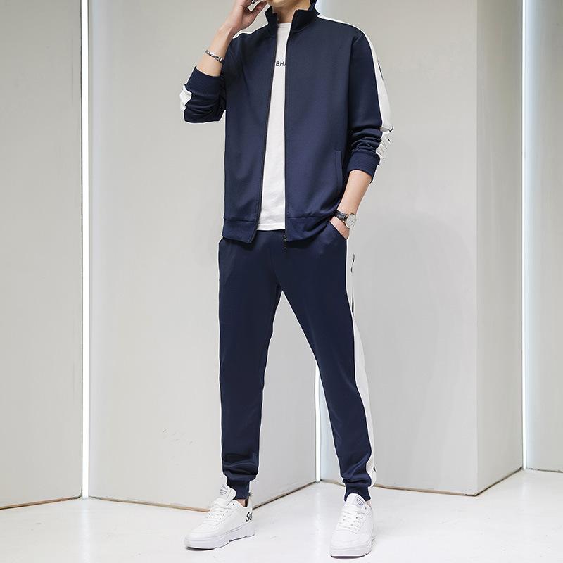 Men's Tracksuits 2023 Fashion Autumn Casual Set Patchwork Side Stripes Sweatshirt Pants Sportswear Spring Tracksuit Men Clothing, Black
Men's Tracksuits 2023 Fashion Autumn Casual Set Patchwork Side Stripes Sweatshirt Pants Sportswear Spring Tracksuit Men Clothing, Black