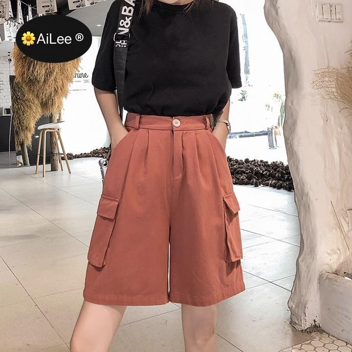 Women's Shorts Women Summer Hip Hop Fashion Casual Streetwear Cargo Feminino BF Style Army Green Short Knee Length Femme, Khaki
Women's Shorts Women Summer Hip Hop Fashion Casual Streetwear Cargo Feminino BF Style Army Green Short Knee Length Femme, Khaki