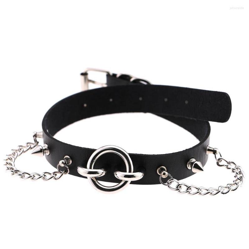 Pendant Necklaces Goth Spike Choker With Stud Sexy Collar Chain Pu Leather Belt Necklace Women Gothic Jewelry Wholesale
Pendant Necklaces Goth Spike Choker With Stud Sexy Collar Chain Pu Leather Belt Necklace Women Gothic Jewelry Wholesale