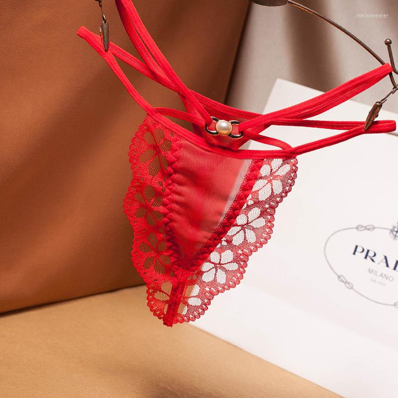 Women's Panties Sexy Temptation Low-waist Cross Lace Thong Pearl Decoration Transparent Mesh Flirt With Bundle G-String
Women's Panties Sexy Temptation Low-waist Cross Lace Thong Pearl Decoration Transparent Mesh Flirt With Bundle G-String