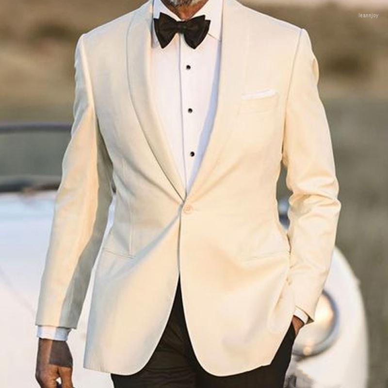 Men's Suits Men Ivory Tuxedo Wedding Suit For Evening Party Shawl Lapel Blazer Two Piece Jacket Black Pants Latest Style Terno, Same as photo
Men's Suits Men Ivory Tuxedo Wedding Suit For Evening Party Shawl Lapel Blazer Two Piece Jacket Black Pants Latest Style Terno, Same as photo