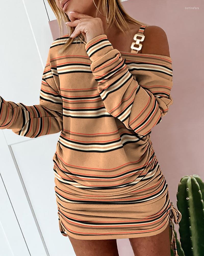 Casual Dresses Fashion Woman Dress 2023 Y2k Clothes Stripe Print Chain Strap Cold Shoulder Top Ropa Mini Femme, Auburn
Casual Dresses Fashion Woman Dress 2023 Y2k Clothes Stripe Print Chain Strap Cold Shoulder Top Ropa Mini Femme, Auburn