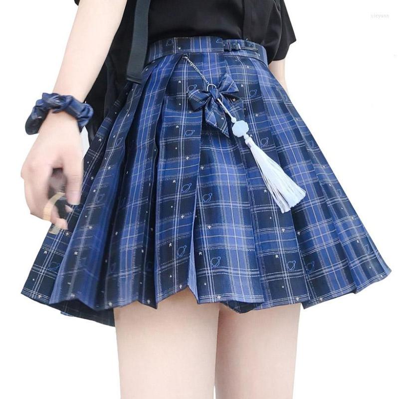Skirts Jk Uniform Cyanous Plus Size Japanese Student Mini A-line Genuine School-supplied Girls' Pleated Blue Plaid Short Skirt
Skirts Jk Uniform Cyanous Plus Size Japanese Student Mini A-line Genuine School-supplied Girls' Pleated Blue Plaid Short Skirt