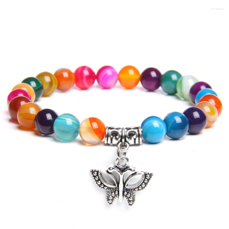 Strand Silver Plated Butterfly Connect Many Colors Quartz Stone Round Beads Elastic Bracelet For Party Gift Jewelry
Strand Silver Plated Butterfly Connect Many Colors Quartz Stone Round Beads Elastic Bracelet For Party Gift Jewelry