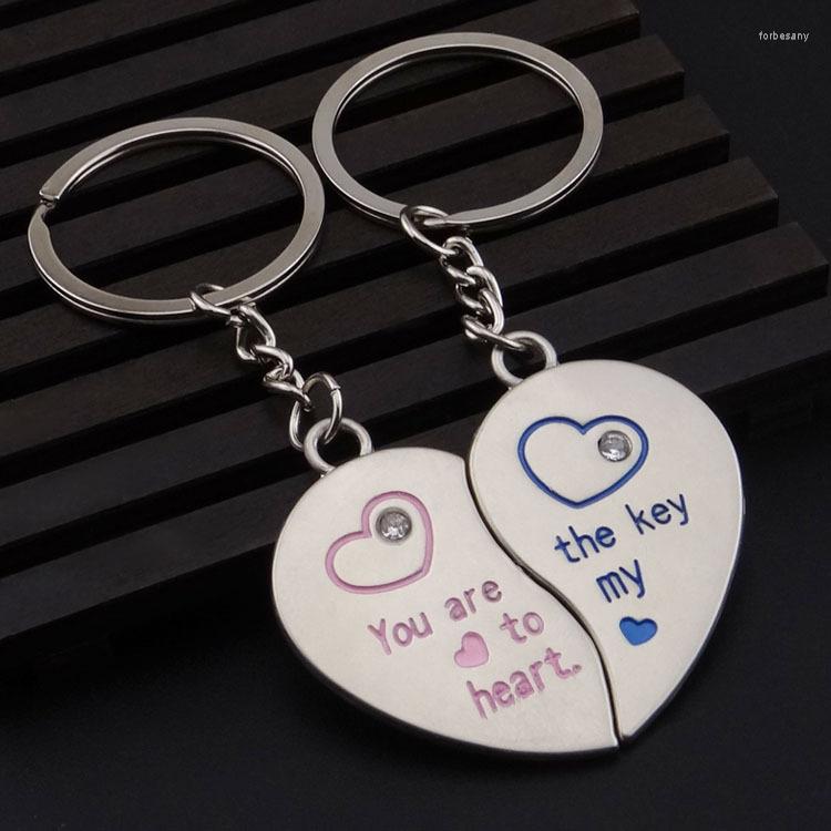 Keychains Creative I Love You Keychain Heart-shaped Couple Key Chains Metal Witness Evidence To Carry
Keychains Creative I Love You Keychain Heart-shaped Couple Key Chains Metal Witness Evidence To Carry