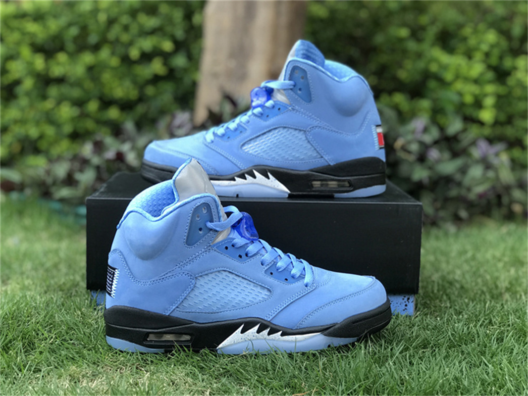 Jumpman 5 UNC Basketball Shoes 5s University Blue Black White Outdoor Sneaker Sports With Box, #1
Jumpman 5 UNC Basketball Shoes 5s University Blue Black White Outdoor Sneaker Sports With Box, #1