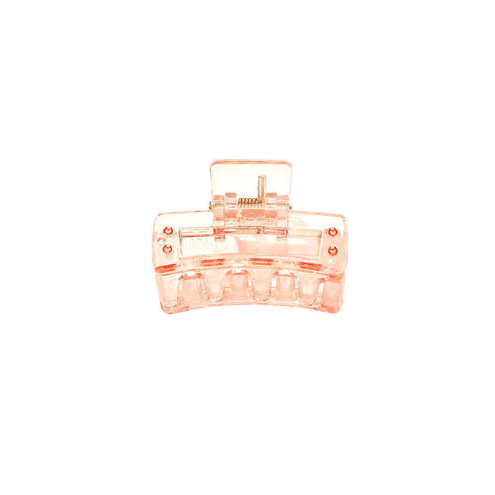 Color Transparent 4cm Mini Hair Claw Ribbon Hair Clips Accessory Korean Cute Girls Lovely Hairpins Barrette Fashion Hair Accessories 1905