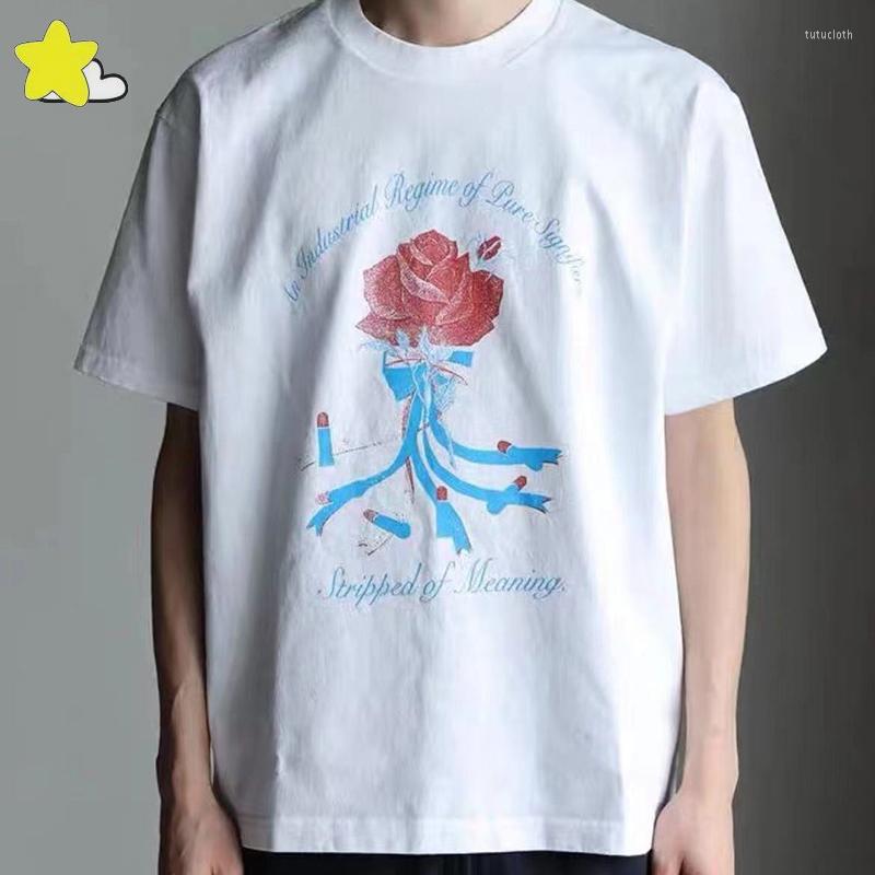 Men' T Shirts CAVEMPT T-shirt Men Women High Quality Rose Printing Pattern Top Tee Casual White C.E Short Sleeve
Men' T Shirts CAVEMPT T-shirt Men Women High Quality Rose Printing Pattern Top Tee Casual White C.E Short Sleeve