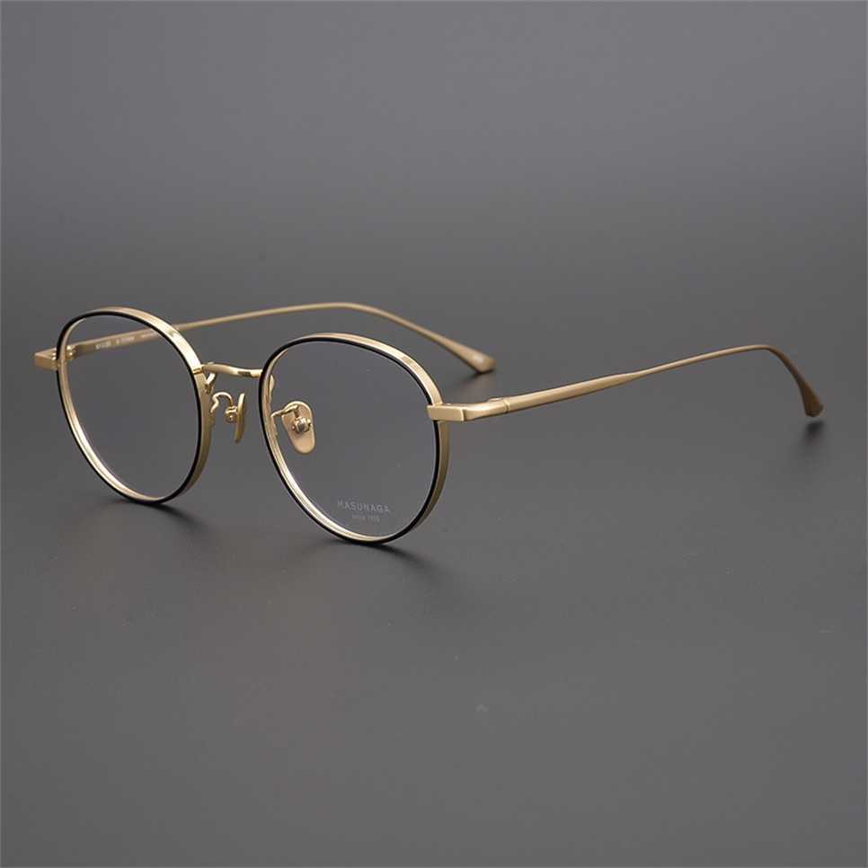 Sunglasses 2023 new High beauty delicate style gold pure titanium high-grade glasses round thick large frame small face
Sunglasses 2023 new High beauty delicate style gold pure titanium high-grade glasses round thick large frame small face