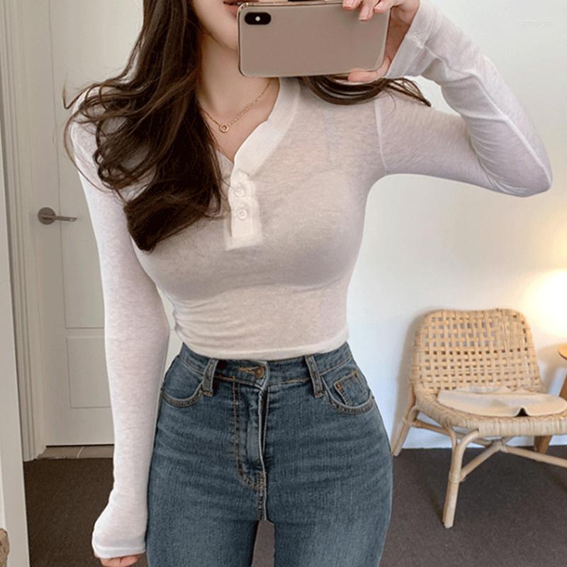 Women's T Shirts Autumn Korean Fashion Women's T-shirt Sexy Slim V-neck Long Sleeve Tshirt White Cotton Basic Shirt Woman Tees Female, Black
Women's T Shirts Autumn Korean Fashion Women's T-shirt Sexy Slim V-neck Long Sleeve Tshirt White Cotton Basic Shirt Woman Tees Female, Black