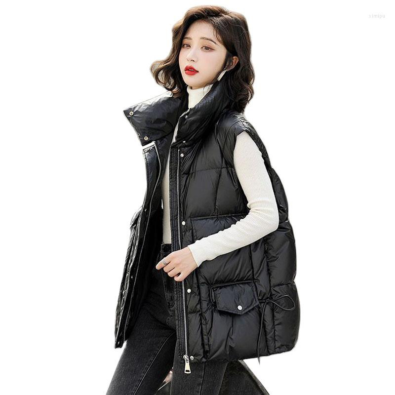 Women's Vests Women Jackets 2023 Autumn Winter Korean Stand Collar Sleeveless Padded Warm Down Cotton Vest Parkas Female Waistcoat Jacket, Black
Women's Vests Women Jackets 2023 Autumn Winter Korean Stand Collar Sleeveless Padded Warm Down Cotton Vest Parkas Female Waistcoat Jacket, Black