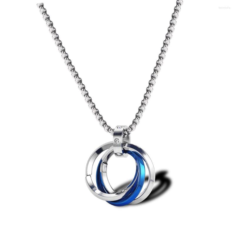 Chains Stainless Steel Three Color Circle Round Pendant Necklace Fashion Jewelry Gift
Chains Stainless Steel Three Color Circle Round Pendant Necklace Fashion Jewelry Gift