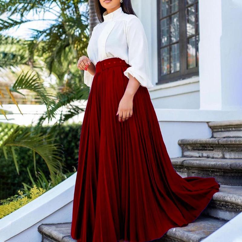 Skirts JIAHENG MUMU Plus Size Elegant Women' Large Hem Maxi Skirt 2023 Female Spring Autumn Oversize Long Pleated With Belt XXXL, Black
Skirts JIAHENG MUMU Plus Size Elegant Women' Large Hem Maxi Skirt 2023 Female Spring Autumn Oversize Long Pleated With Belt XXXL, Black