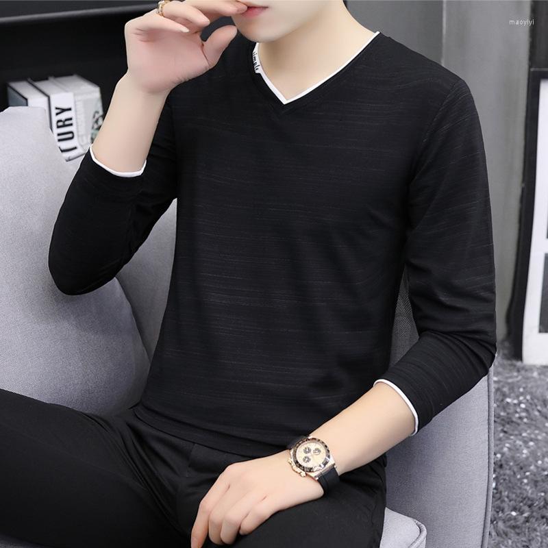 Men's T Shirts 2023 Shirt Casual Long Sleeve Men Autumn Fashion T-shirt Loose V-Neck Solid Clothing Tees Tops, Green 
Men's T Shirts 2023 Shirt Casual Long Sleeve Men Autumn Fashion T-shirt Loose V-Neck Solid Clothing Tees Tops, Green