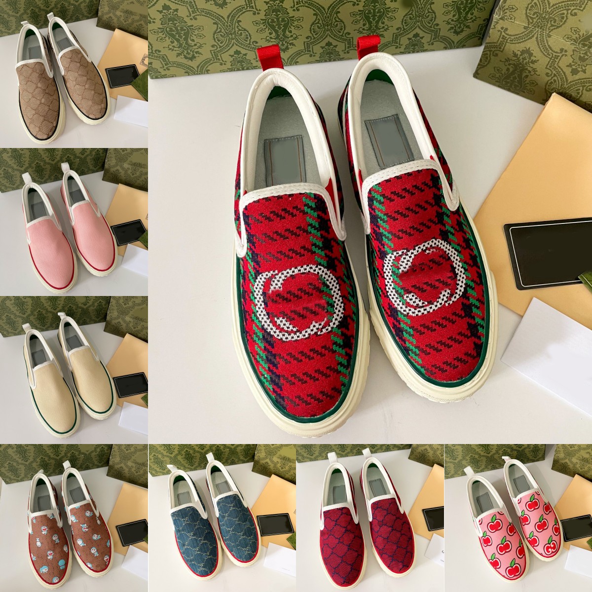 Breathable Sports Shoes Biscuit Designer Women Low heel Leather Black Sneakers Brushed Canvas Loafers printing Platform Sneakers embroidery Casual Shoe Slip-On, 10
Breathable Sports Shoes Biscuit Designer Women Low heel Leather Black Sneakers Brushed Canvas Loafers printing Platform Sneakers embroidery Casual Shoe Slip-On, 10