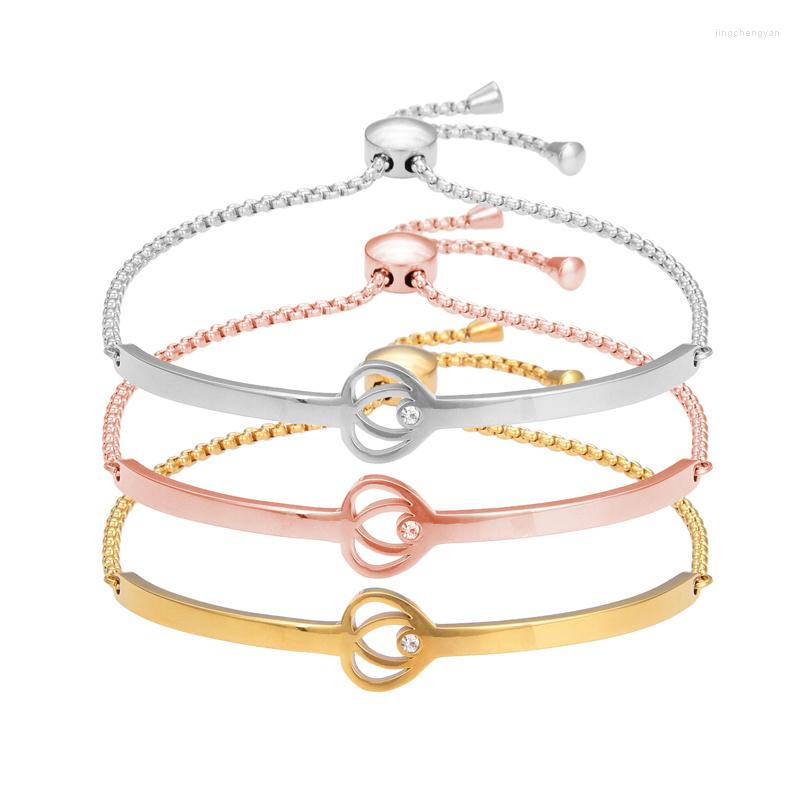 Bangle FYSARA Fashion Adjustable Hollow Bracelet Stainless Steel Heart Shape Design Chain Personalize Bangles For Women Wedding Gifts
Bangle FYSARA Fashion Adjustable Hollow Bracelet Stainless Steel Heart Shape Design Chain Personalize Bangles For Women Wedding Gifts