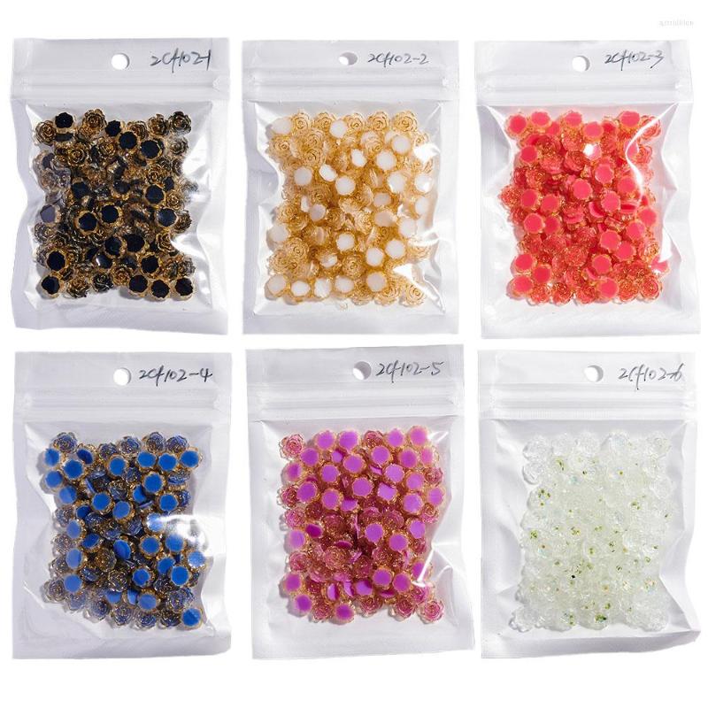 Nail Art Decorations 50/100pcs 3d Rose Flower Decor 6/8mm Colorful Acrylic Flowers Jewelry DIY Floret Press On Manicure Parts
Nail Art Decorations 50/100pcs 3d Rose Flower Decor 6/8mm Colorful Acrylic Flowers Jewelry DIY Floret Press On Manicure Parts