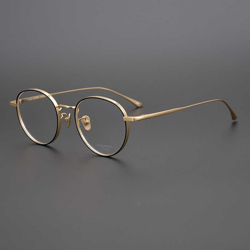 Sunglasses 2023 new High beauty delicate style gold pure titanium high-grade glasses round thick large frame small face
Sunglasses 2023 new High beauty delicate style gold pure titanium high-grade glasses round thick large frame small face