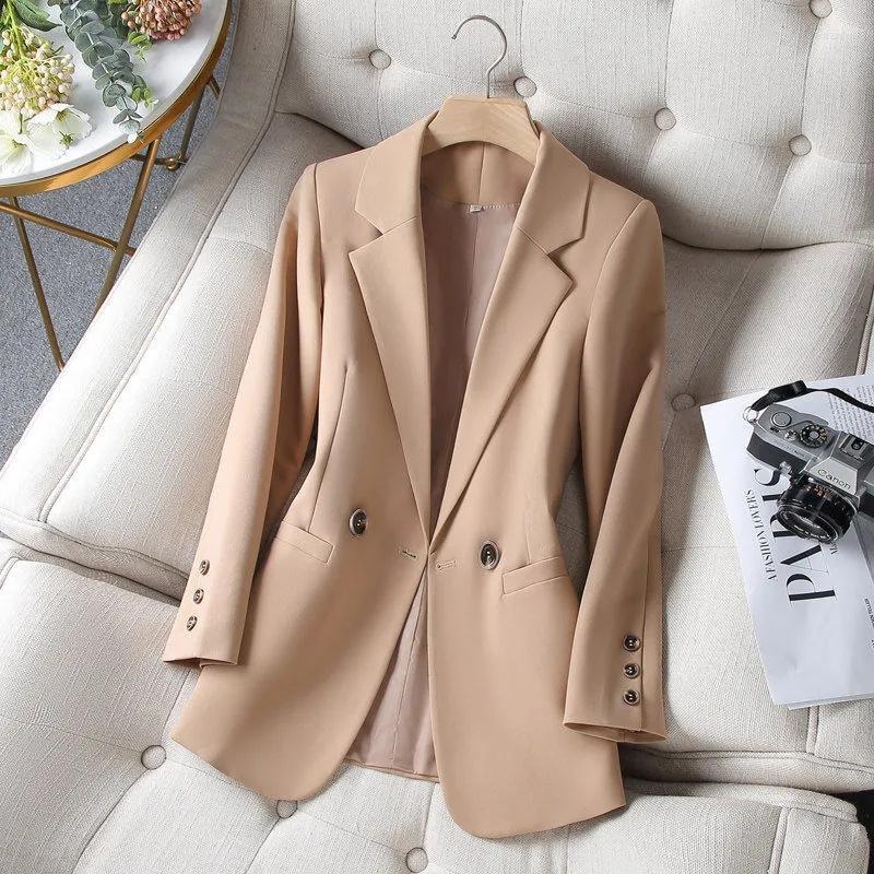 Women' Suits 2023 Spring Autumn Fashion Women Blazer Office Lady Casual Jacket Slim Small Suit Coat Work Female Khaki Blazers Outerwear T
Women' Suits 2023 Spring Autumn Fashion Women Blazer Office Lady Casual Jacket Slim Small Suit Coat Work Female Khaki Blazers Outerwear T