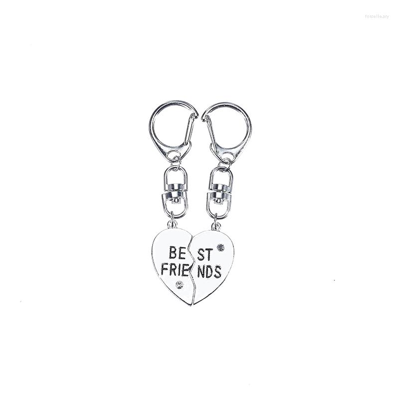 Keychains 2-piece Set Key Chains Keyring Life Keychain Rhinestone Heart-shaped Gift For Good Friends Splicing Car Pendant Fashion Jewelry 
Keychains 2-piece Set Key Chains Keyring Life Keychain Rhinestone Heart-shaped Gift For Good Friends Splicing Car Pendant Fashion Jewelry