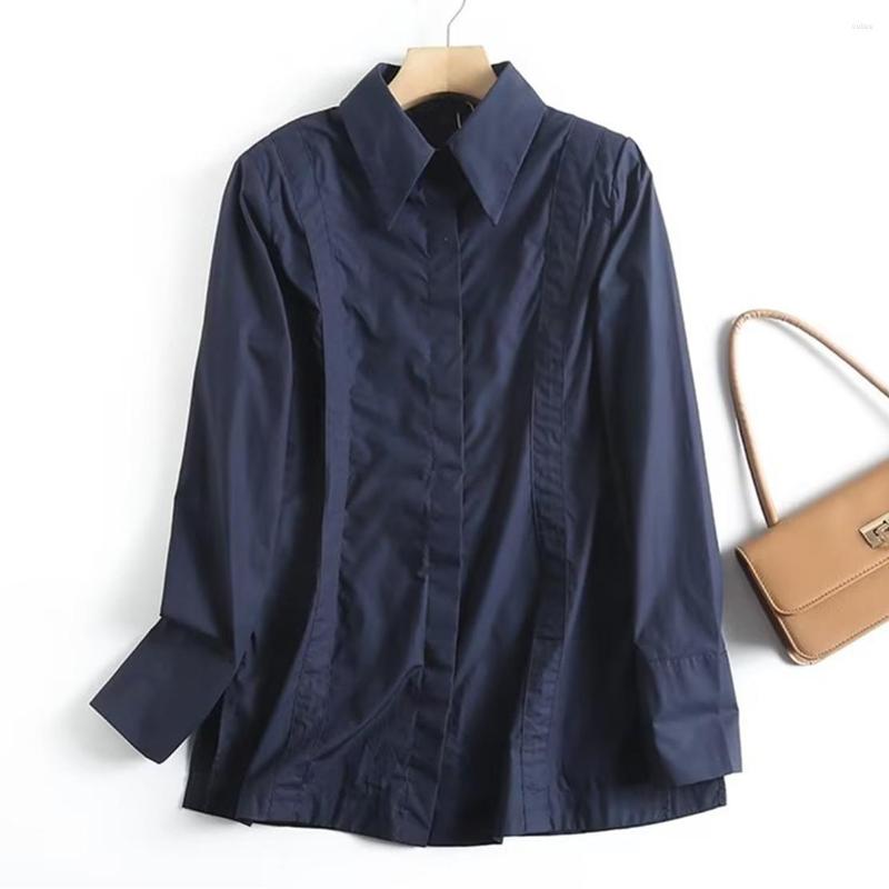 Women' Blouses Maxdutti Navy Cotton Casual Blouse Women Vintage Splicing Slim Shirt, Navy blue
Women' Blouses Maxdutti Navy Cotton Casual Blouse Women Vintage Splicing Slim Shirt, Navy blue