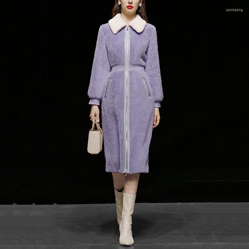 Women' Wool 2023 Autumn And Winter Woolen Coat Women' Imitation Mink Plush Contrast Stitching Slim Mid-length
Women' Wool 2023 Autumn And Winter Woolen Coat Women' Imitation Mink Plush Contrast Stitching Slim Mid-length