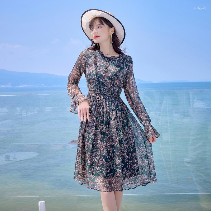 Casual Dresses Fashion Office Lady Silk Dress Women 2023 Elegant Floral Long For Clothing Mid-length Sleeves Summer Zm3074, Mixed
Casual Dresses Fashion Office Lady Silk Dress Women 2023 Elegant Floral Long For Clothing Mid-length Sleeves Summer Zm3074, Mixed