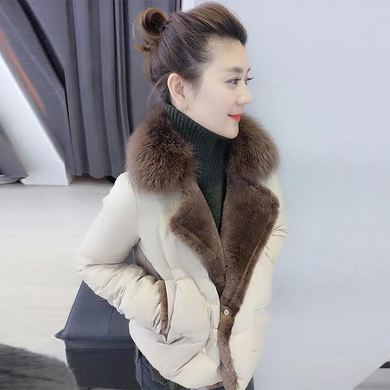 Women' Trench Coats 2023 Autumn Winter Short Loose Parker Women Down Cotton Padded Jacket Fashion Big Fur Collar White Simple Warm Slim
Women' Trench Coats 2023 Autumn Winter Short Loose Parker Women Down Cotton Padded Jacket Fashion Big Fur Collar White Simple Warm Slim