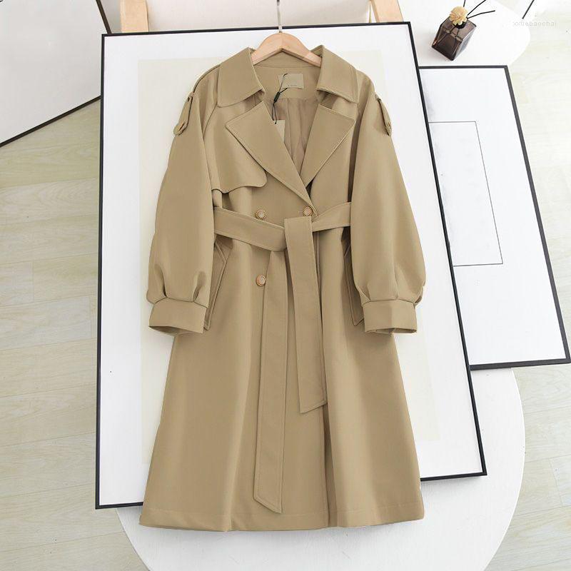 Women' Trench Coats Spring Autumn Coat Women 2023 Korean Double-breasted Mid Long Overcoat Windbreaker Female Outerwear, Beige
Women' Trench Coats Spring Autumn Coat Women 2023 Korean Double-breasted Mid Long Overcoat Windbreaker Female Outerwear, Beige