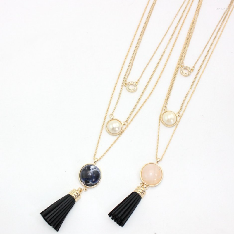 Pendant Necklaces Ethnic Style Light Yellow Gold Color Multi Layer Rose Pink Quartz Link Chain Necklace With Tassels Jewelry
Pendant Necklaces Ethnic Style Light Yellow Gold Color Multi Layer Rose Pink Quartz Link Chain Necklace With Tassels Jewelry