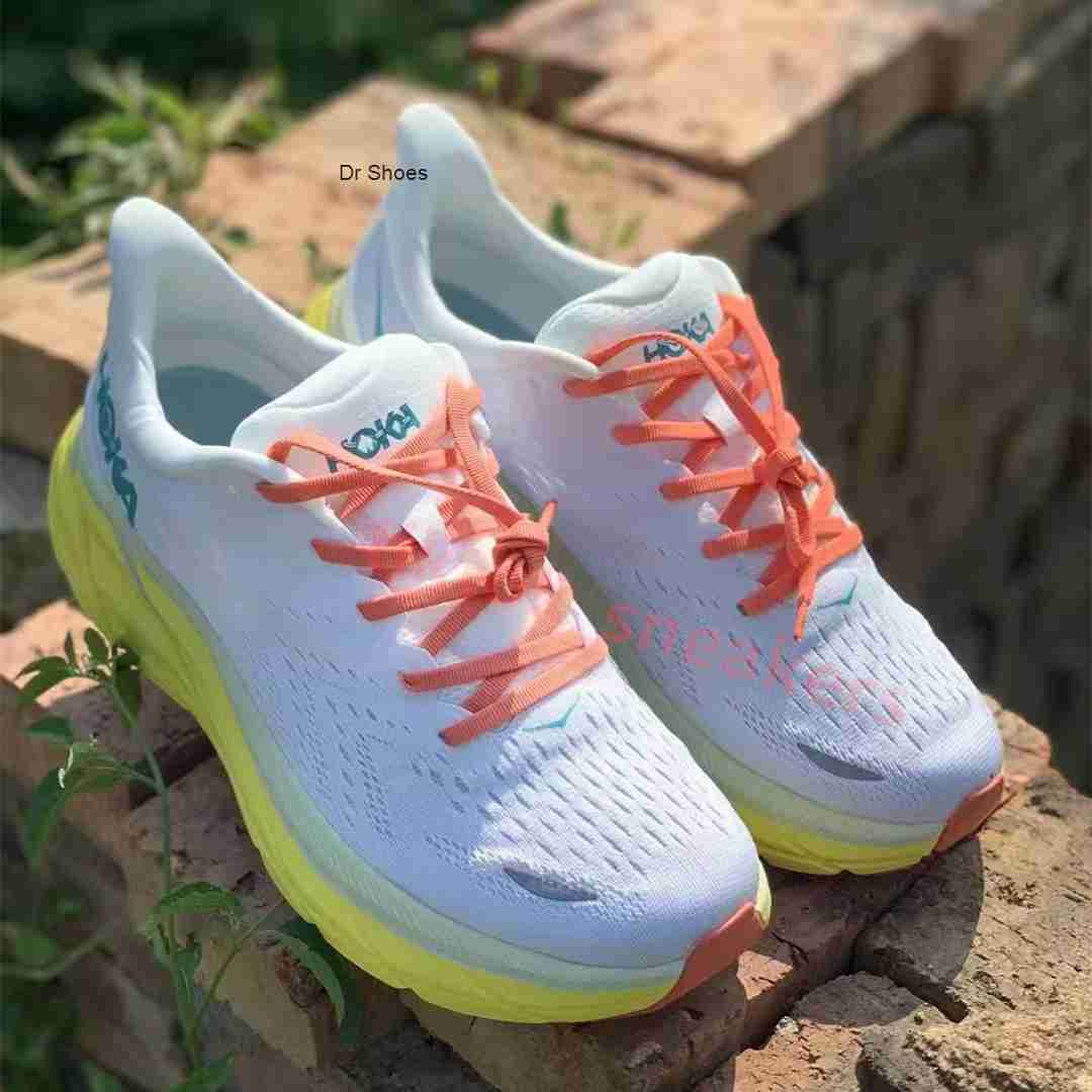 

2023 Hoka One Clifton 8 Athletic Shoe 2023 Sneakers Shock Absorbing Road Fashion Mens Womens Top Designer Women Men Size 36-45, 12