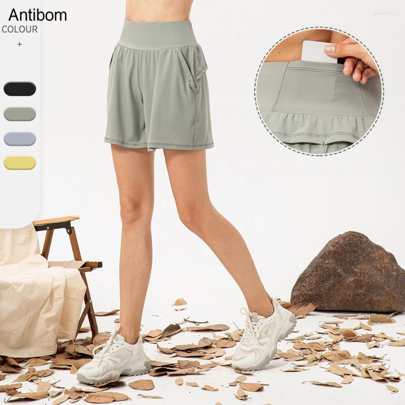 Active Shorts Antibom Sprots Women's High Waist Loose Yoga Wear With Pocket Breathable Running Training Fitness Pants, Black
Active Shorts Antibom Sprots Women's High Waist Loose Yoga Wear With Pocket Breathable Running Training Fitness Pants, Black