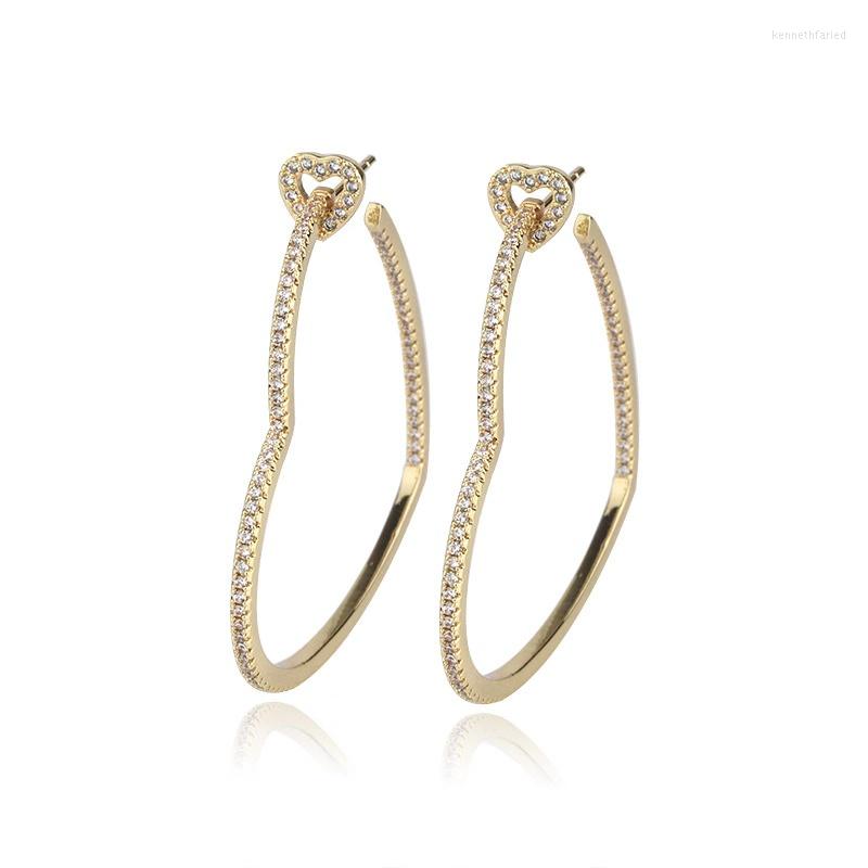Hoop Earrings 5Pairs/lot Micro Paved Large Heart-shaped Nightclub Sexy For Valentine's Day Gift
Hoop Earrings 5Pairs/lot Micro Paved Large Heart-shaped Nightclub Sexy For Valentine's Day Gift