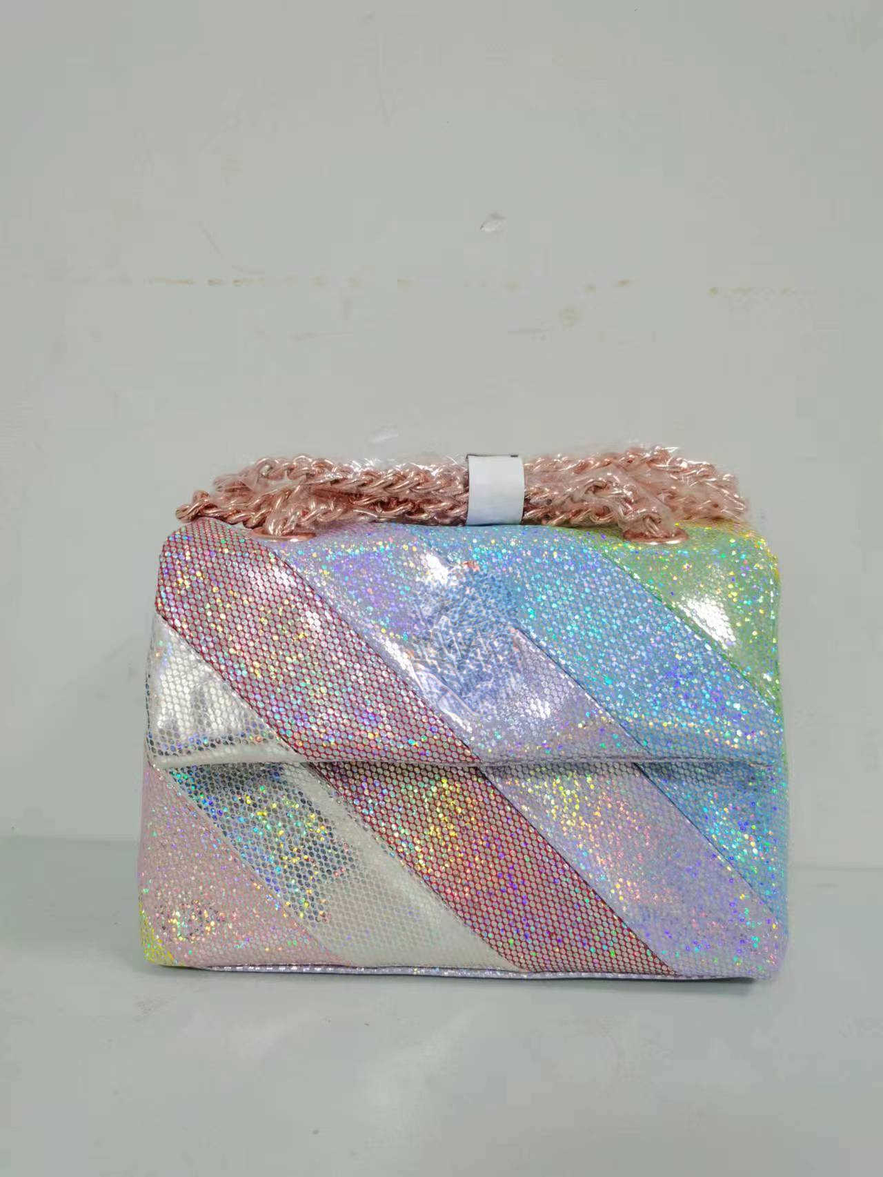 Eagle Shoulder Bag Rose Gold Hardware Chain PU Multicolor Splicing Shiny Handbag 230313
Eagle Shoulder Bag Rose Gold Hardware Chain PU Multicolor Splicing Shiny Handbag 230313