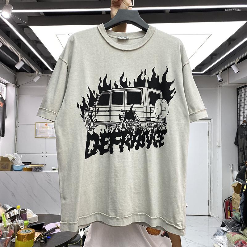 Men's T Shirts High Quality Washed Defrance Shirt Men Women Vintage Flame Buggy Print T-shirts Tops Tee
Men's T Shirts High Quality Washed Defrance Shirt Men Women Vintage Flame Buggy Print T-shirts Tops Tee