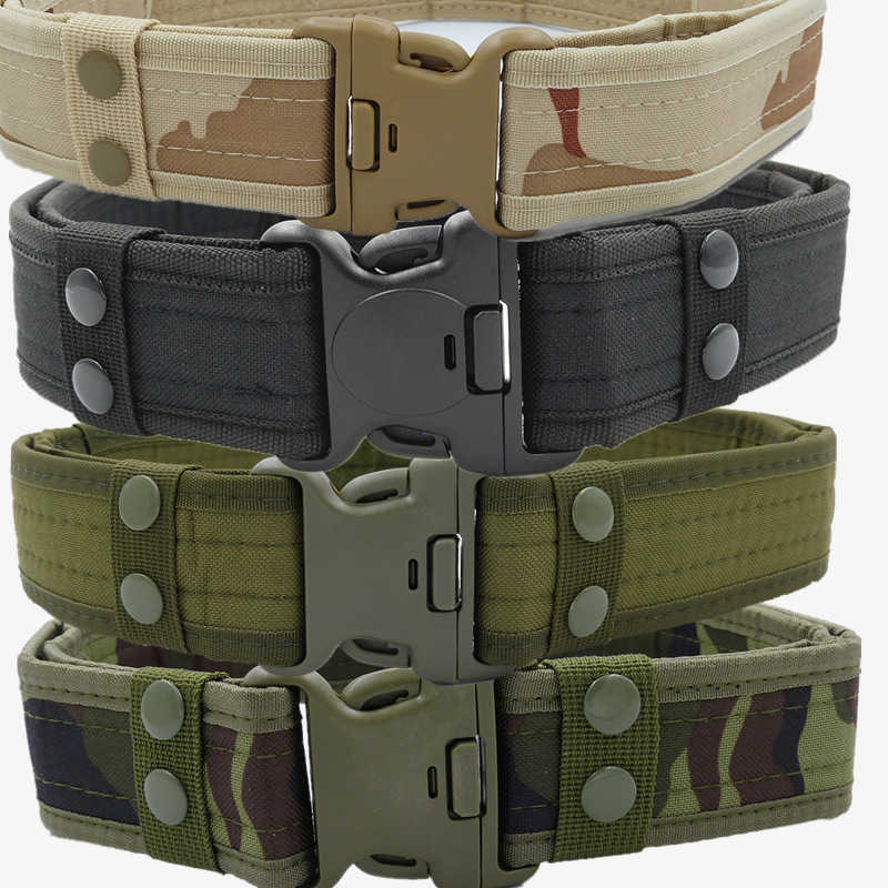 Waist Chain Belts Buckles Men's Women's Men's camouflage tactical belt outdoor products EVA sponge security canvas belt army fans Oxford pants belt, Black
Waist Chain Belts Buckles Men's Women's Men's camouflage tactical belt outdoor products EVA sponge security canvas belt army fans Oxford pants belt, Black