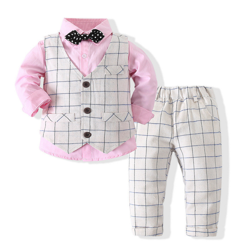 Suits Kids Fashion Formal Suit Clothes Baby Boys Gentleman Cotton Costume Sets Childrens Wedding Birthday Dress Clothing Outfits 230313, 22v111
Suits Kids Fashion Formal Suit Clothes Baby Boys Gentleman Cotton Costume Sets Childrens Wedding Birthday Dress Clothing Outfits 230313, 22v111