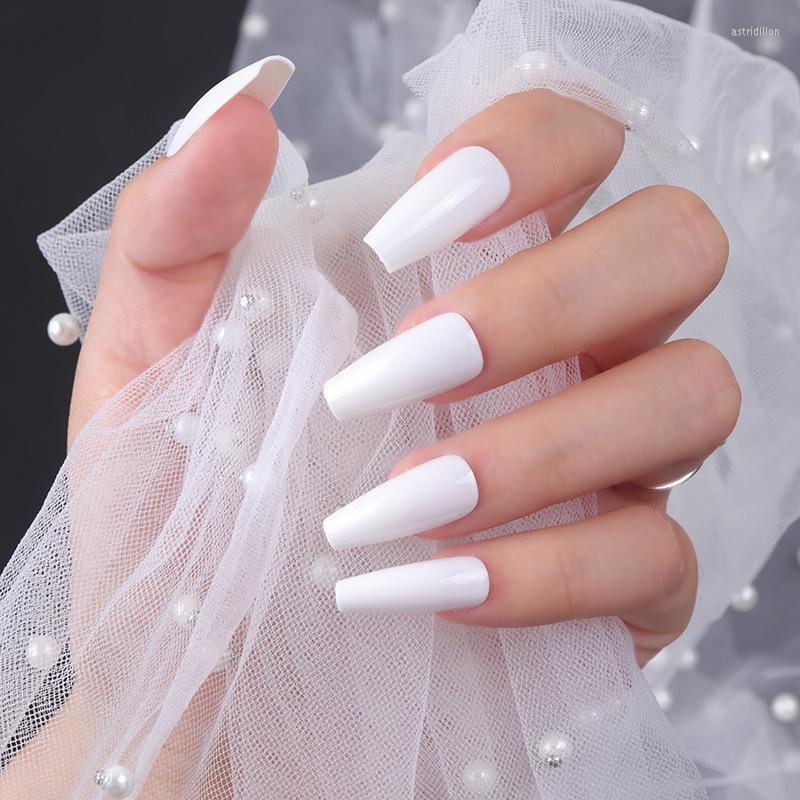 False Nails 24PCS Solid Color Nail Patch Sweet Style Glossy Removable Long Glue Type Durable Paragraph Manicure Ongles Faux Pointed, Zcbll-03
False Nails 24PCS Solid Color Nail Patch Sweet Style Glossy Removable Long Glue Type Durable Paragraph Manicure Ongles Faux Pointed, Zcbll-03