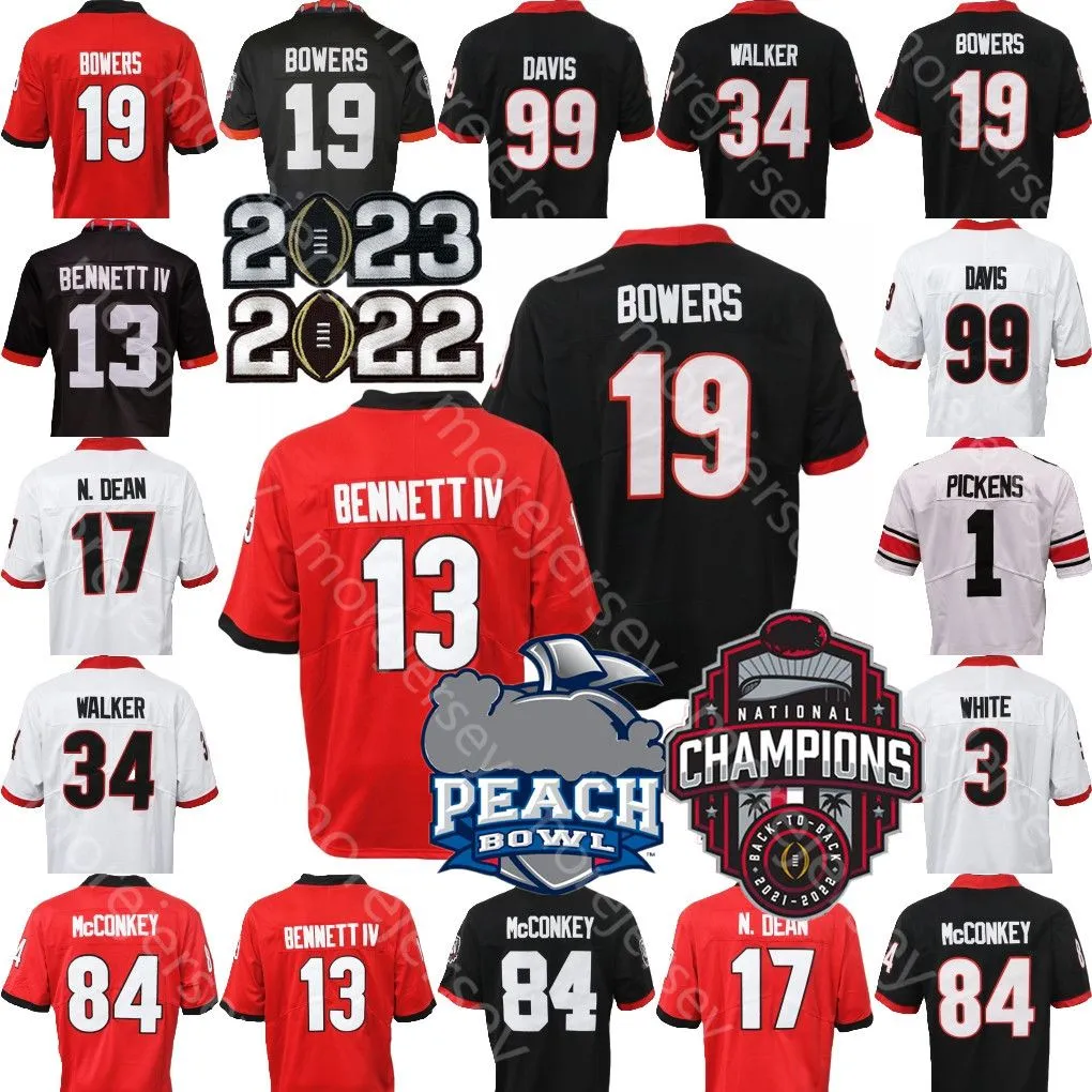 CUSTOM 2023 Playoff Peach Bowl Herschel Walker Football Jersey NCAA College Stetson Bennett IV Milton Kenny McIntosh Edwards Ladd McConkey, White 2 patches
CUSTOM 2023 Playoff Peach Bowl Herschel Walker Football Jersey NCAA College Stetson Bennett IV Milton Kenny McIntosh Edwards Ladd McConkey, White 2 patches
