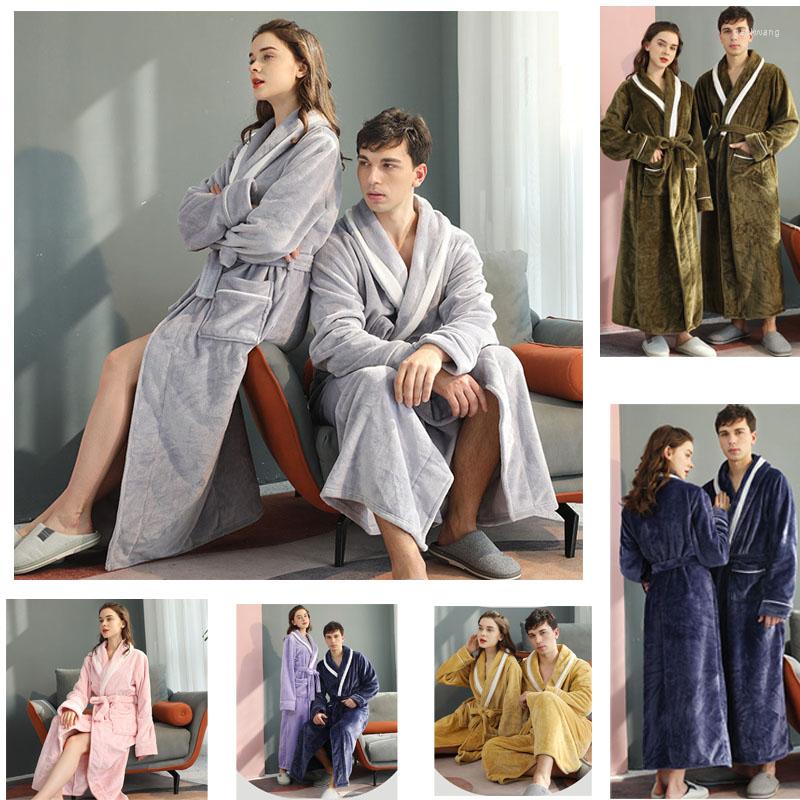 Women's Sleepwear Women Men Thermal Luxury Flannel Extra Long Bath Robe Winter Sexy Grid Fur Bathrobe Warm Kimono Dressing Gown Bridesmaid, Green men
Women's Sleepwear Women Men Thermal Luxury Flannel Extra Long Bath Robe Winter Sexy Grid Fur Bathrobe Warm Kimono Dressing Gown Bridesmaid, Green men