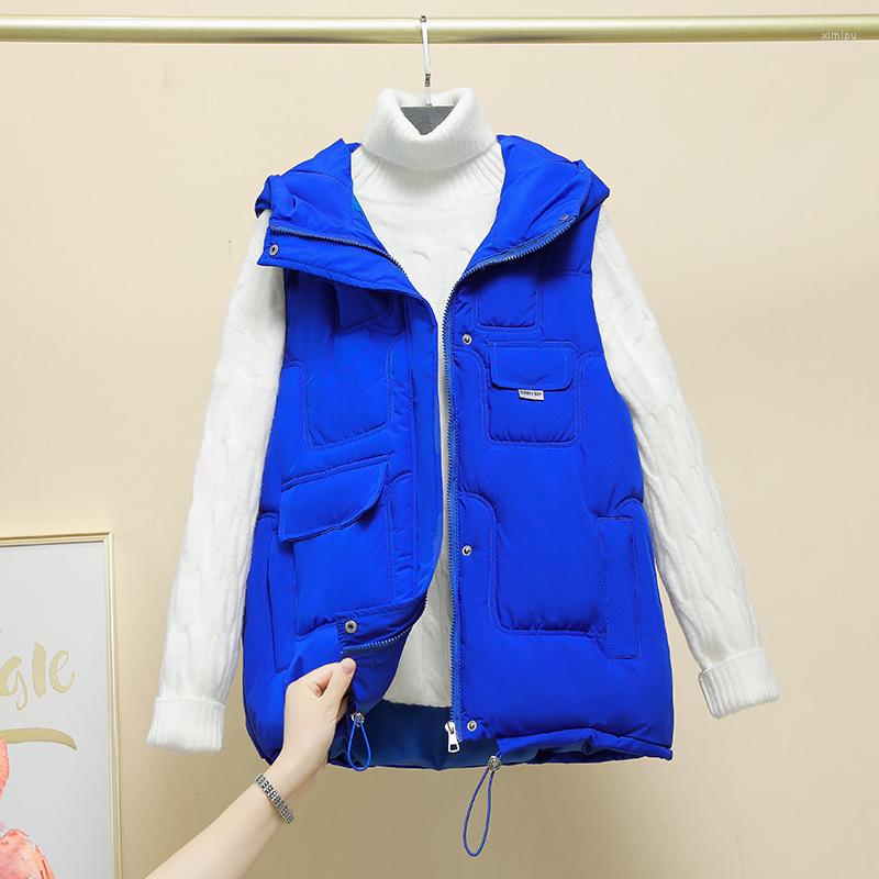 Women's Vests 2023 Autumn Winter Down Cotton Women's Vest Coat Korean Loose All-match Hooded Casual Waistcoat Ladies Jacket Women Top, Black
Women's Vests 2023 Autumn Winter Down Cotton Women's Vest Coat Korean Loose All-match Hooded Casual Waistcoat Ladies Jacket Women Top, Black
