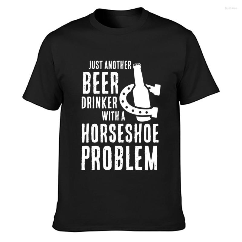 Men's T Shirts Just Another Beer Drinker With A Horseshoe Problem Shirt Designer Fashion Graphic Original Unique Tee O-Neck, Navy blue
Men's T Shirts Just Another Beer Drinker With A Horseshoe Problem Shirt Designer Fashion Graphic Original Unique Tee O-Neck, Navy blue