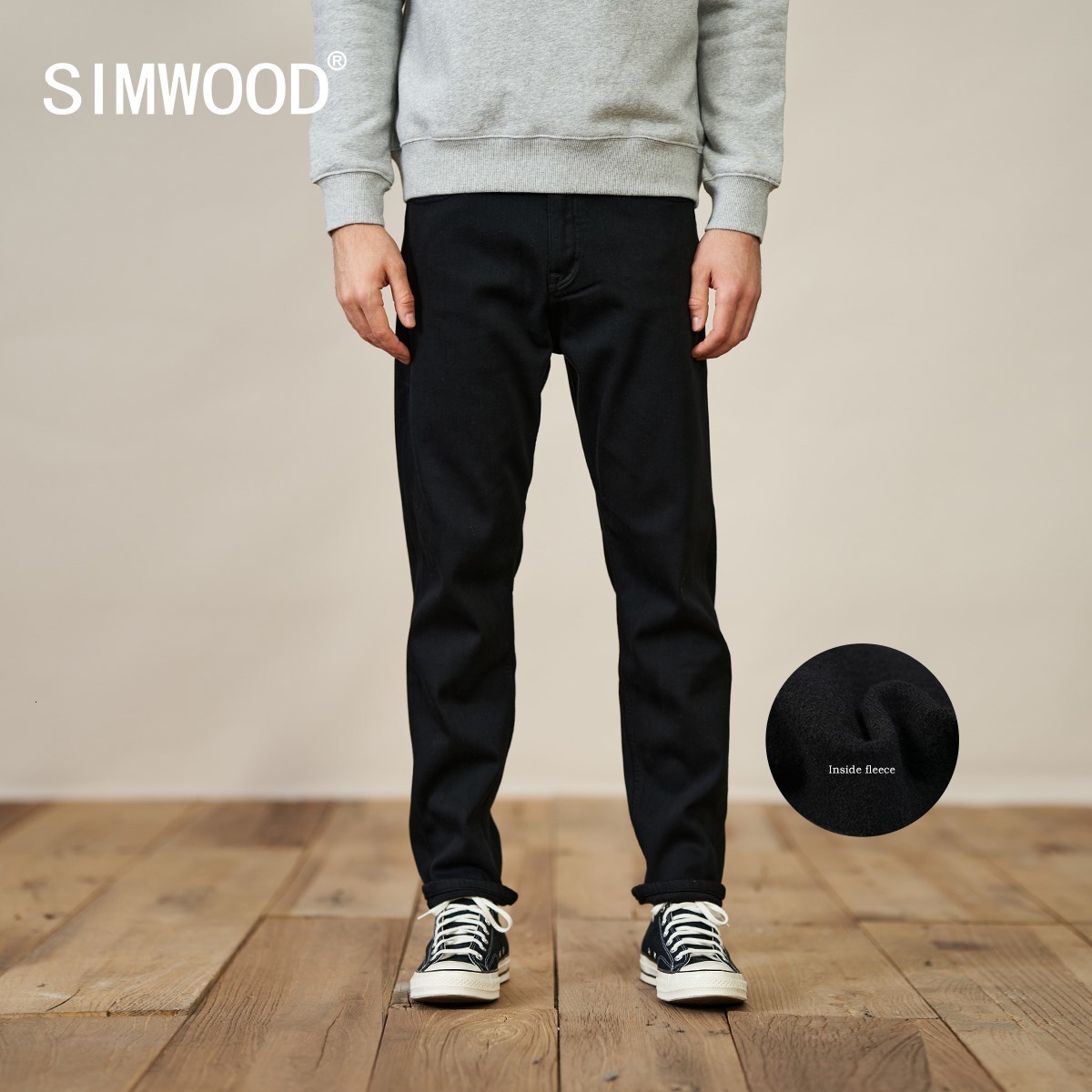 Men's Jeans Spring Comfortable Tapered Black Jeans Men 15 Ounces Vintage Fleece Trousers Plus Size Denim Pants 230313
Men's Jeans Spring Comfortable Tapered Black Jeans Men 15 Ounces Vintage Fleece Trousers Plus Size Denim Pants 230313
