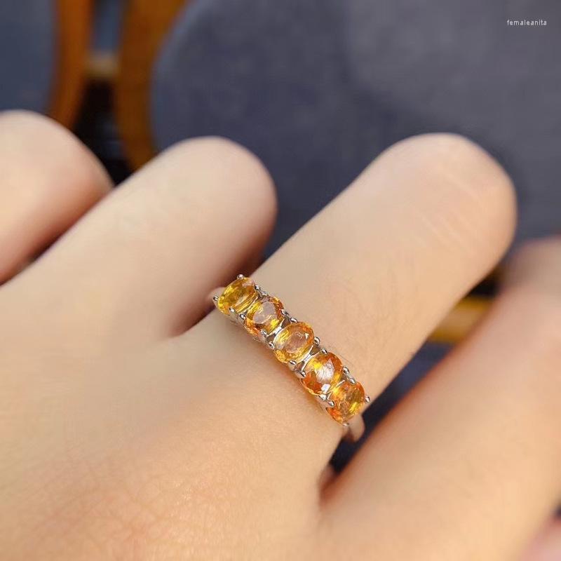 Cluster Rings Jewelry 925 Silver Citrine Ring For Daily Wear 3mm 4mm Natural VVS Grade Fashion Yellow Crystal
Cluster Rings Jewelry 925 Silver Citrine Ring For Daily Wear 3mm 4mm Natural VVS Grade Fashion Yellow Crystal