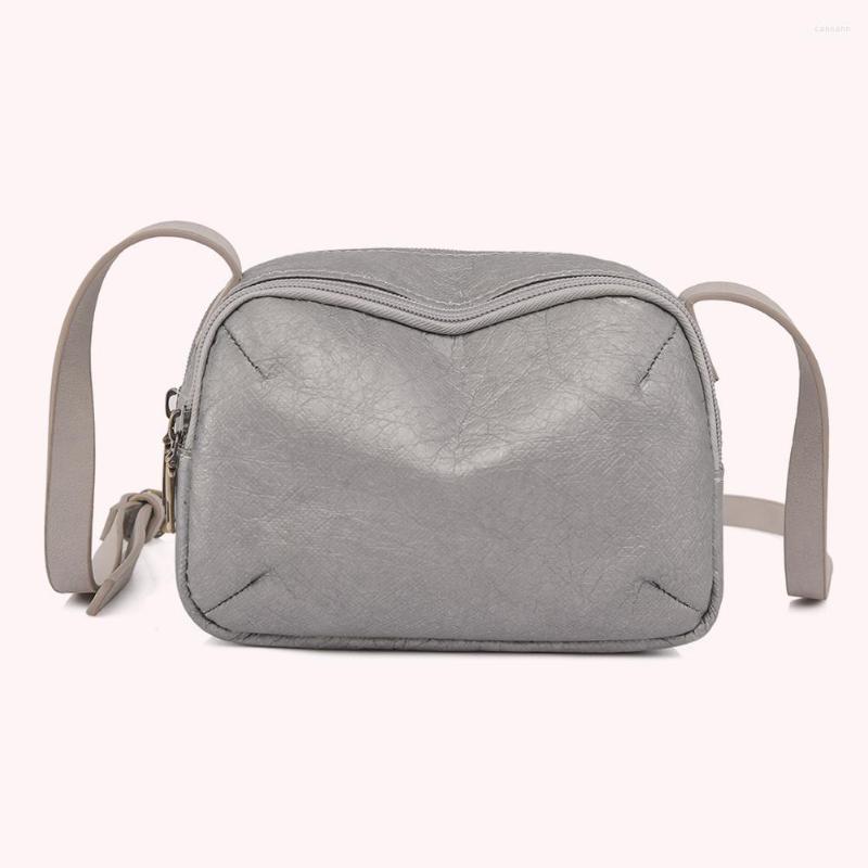 Evening Bags Simple Female Underarm Bag Solid Color Dupont Paper Small Square Zipper Portable Vintage Elegant For Weekend Vacation, Silver 
Evening Bags Simple Female Underarm Bag Solid Color Dupont Paper Small Square Zipper Portable Vintage Elegant For Weekend Vacation, Silver
