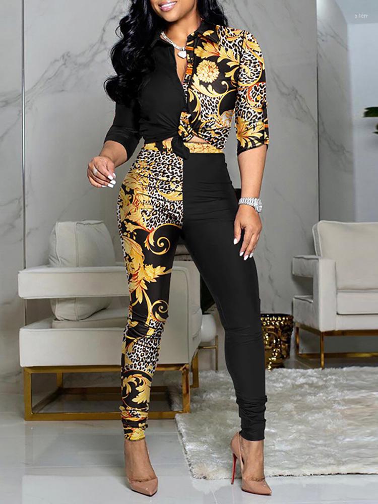 Women' Two Piece Pants Women Elegant Office Printing Matching Set Femme Turn Down Collar Pencil Outfits Spring Autumn Slim Fit Pieces Sets, 04 print
Women' Two Piece Pants Women Elegant Office Printing Matching Set Femme Turn Down Collar Pencil Outfits Spring Autumn Slim Fit Pieces Sets, 04 print