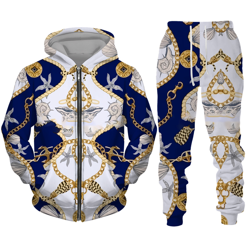 Men's Tracksuits Fashion Luxury Chain Series 3D Print Zipper Hoodie Pants Two Piece Set Hip Hop Streetwear Tracksuit Men/Women Clothing Suit 230313, Pants-1
Men's Tracksuits Fashion Luxury Chain Series 3D Print Zipper Hoodie Pants Two Piece Set Hip Hop Streetwear Tracksuit Men/Women Clothing Suit 230313, Pants-1