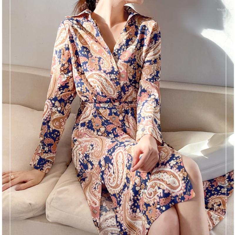 Casual Dresses Autumn Fashion Office Women Print Shirt Dress Lapel Long Sleeve Lace Up Commuter Elegant Vestidos Female Clothing, Pink
Casual Dresses Autumn Fashion Office Women Print Shirt Dress Lapel Long Sleeve Lace Up Commuter Elegant Vestidos Female Clothing, Pink